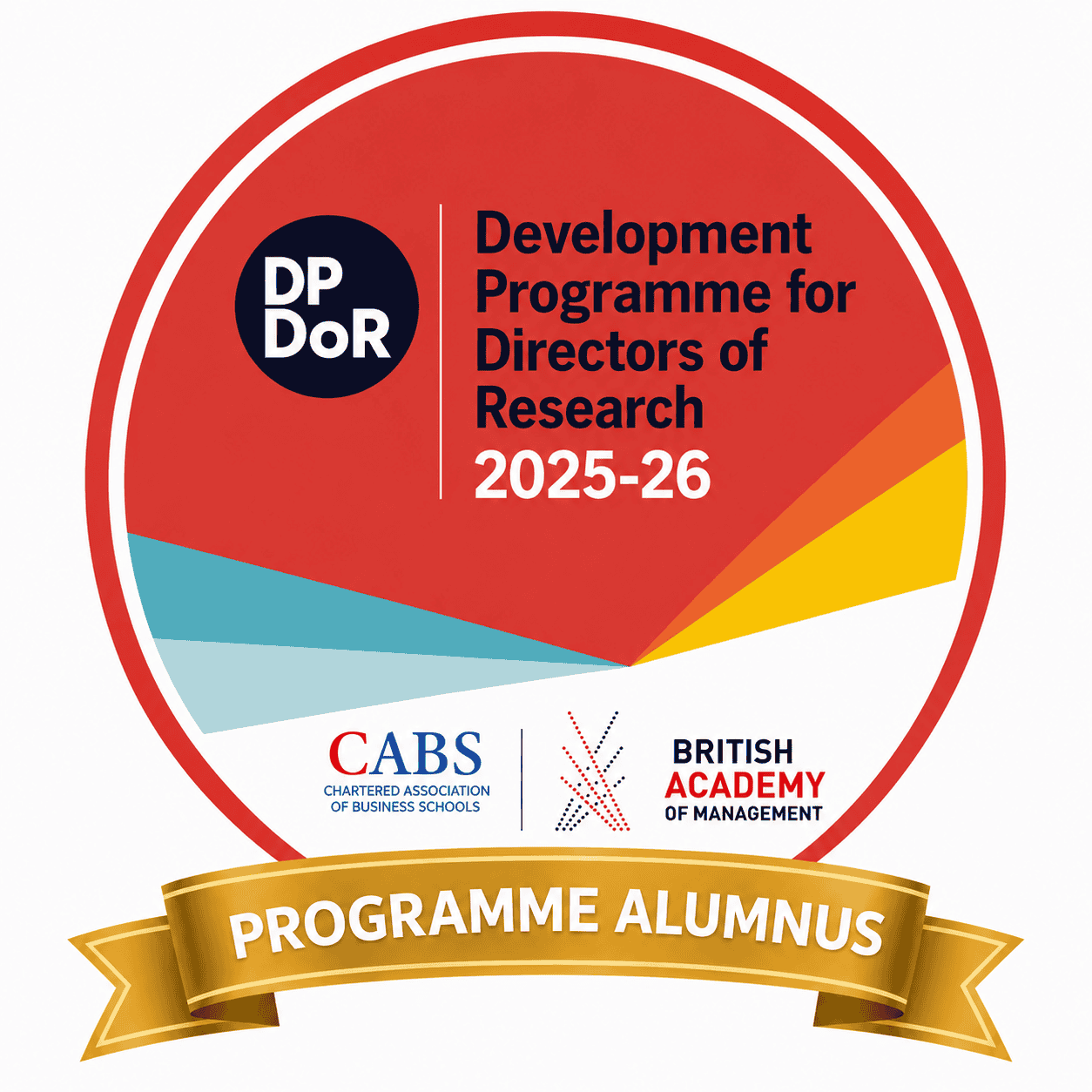 Certificate of Completion: Development Programme for Directors of Research (DPDoR) 2025-2026