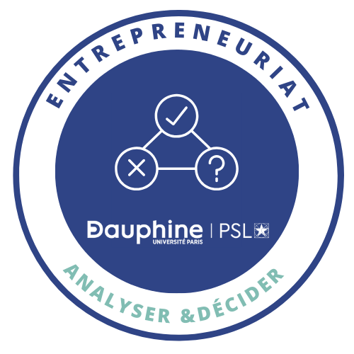 ENTREPRENEURIAT - Analyser & Décider 
