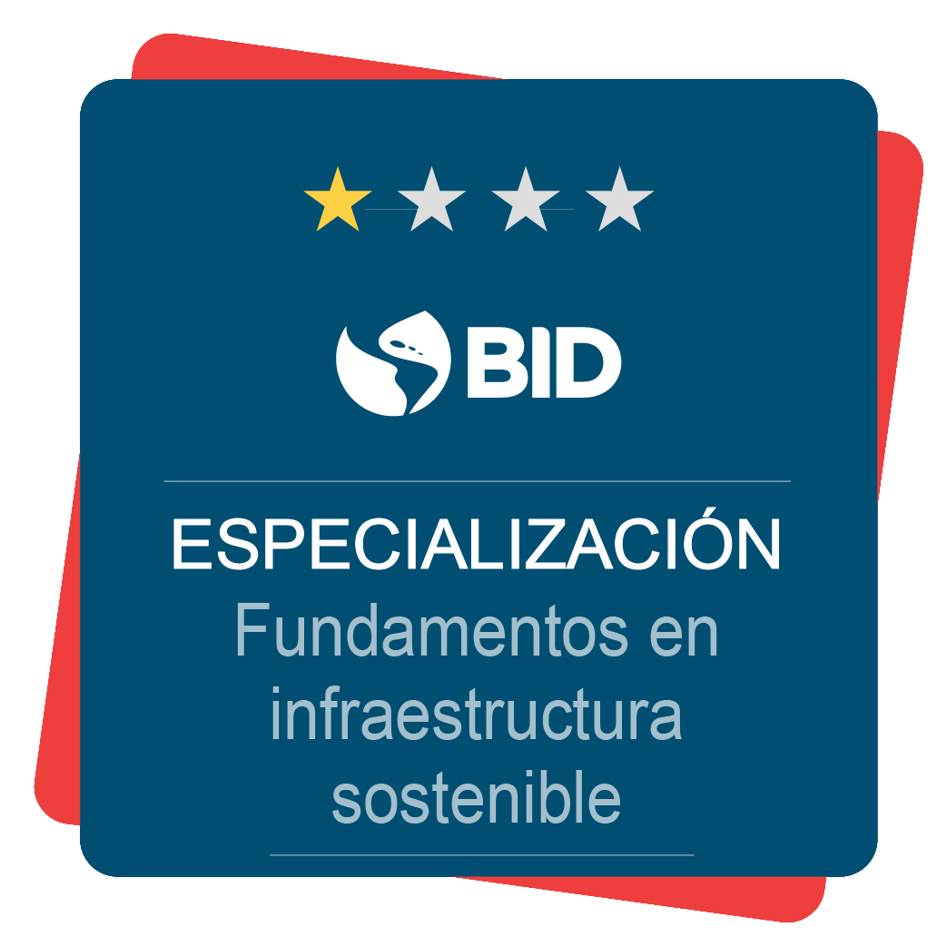 Especialización en infraestructura sostenible