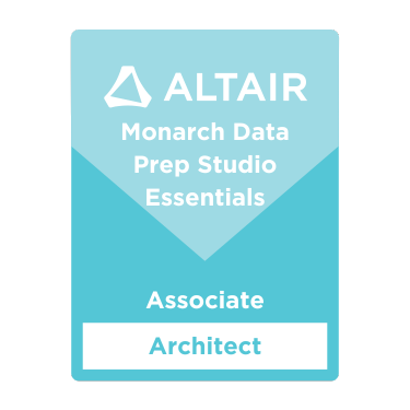 Monarch Data Prep Studio Essentials Associate Architect Certification