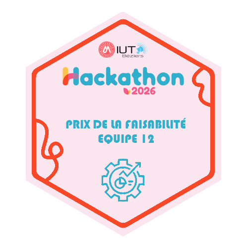 IUT de Béziers - Hackathon 2026 - Prix de la Faisabilité
