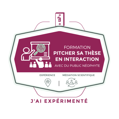 J'ai expérimenté la formation Pitcher sa thèse en interaction