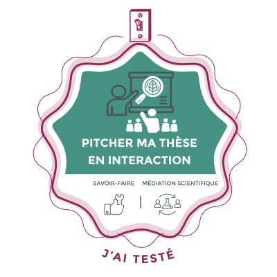 J'ai testé comment pitcher ma thèse en interaction
