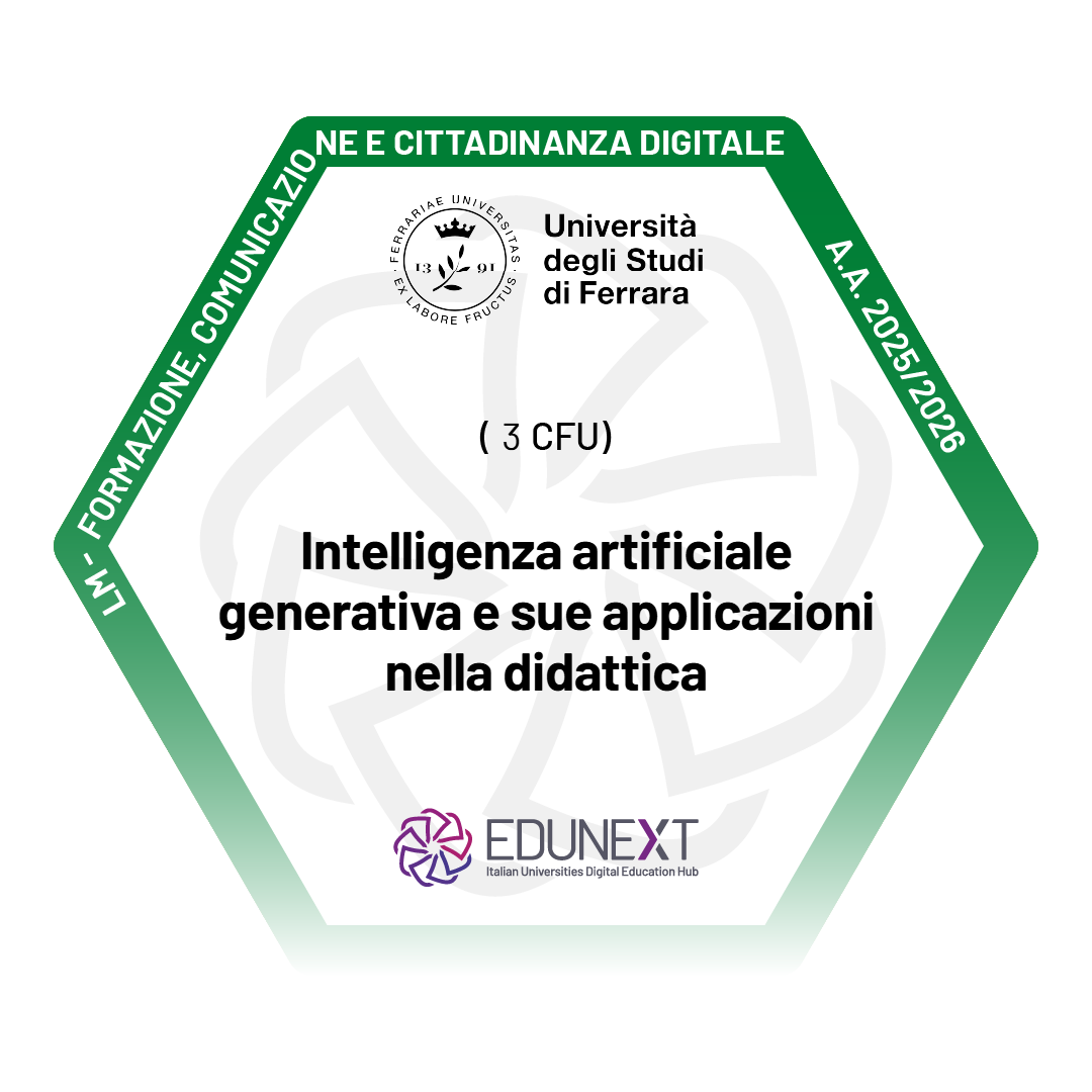 M5C1 Intelligenza artificiale generativa e sue applicazioni nella didattica