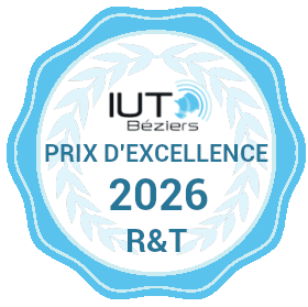 IUT de Béziers – Prix d’Excellence étudiant 2025-2026 - R&T