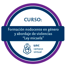 Formación nodocente en género y abordaje de violencias – Universidad Nacional de Córdoba (Ley Micaela)
