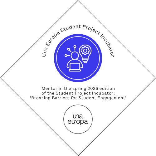 Mentor in Una Europa Student Project Incubator: Breaking Barriers for Student Engagement 