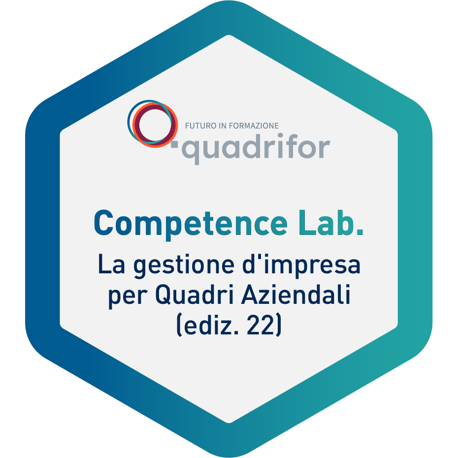 COMPETENCE LAB. LA GESTIONE D'IMPRESA PER QUADRI AZIENDALI (ediz. 22)