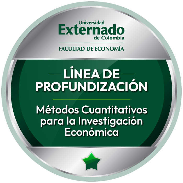 Línea de profundización en "Métodos Cuantitativos para la Investigación Económica" del pregrado en Economía de la Universidad Externado de Colombia