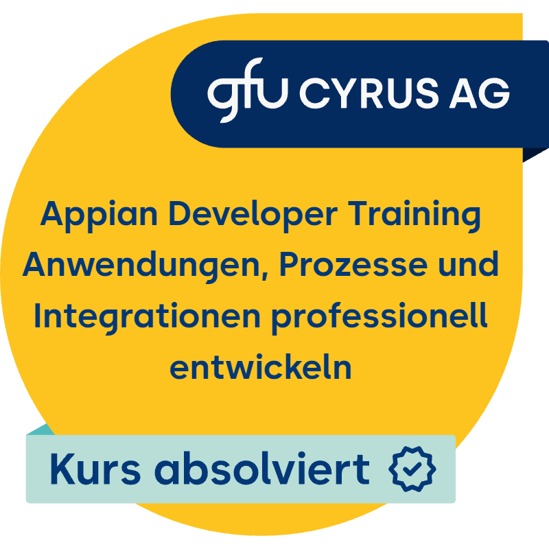 Appian Developer Training - Anwendungen, Prozesse und Integrationen professionell entwickeln