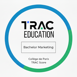 Collège de Paris | Certification TRAC Score - Bachelor MARKETING by TRAC EDUCATION