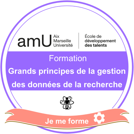 Grands principes de la gestion des données de la recherche