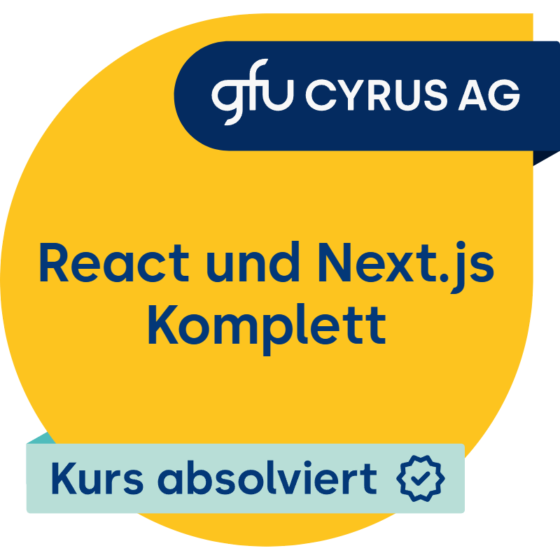 React und Next.js - Komplett