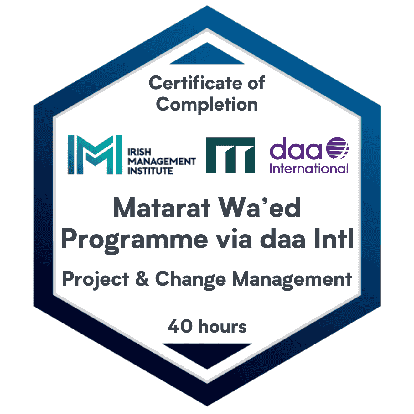 Matarat Wa'ed Programme via daa Intl._Project and Change Management