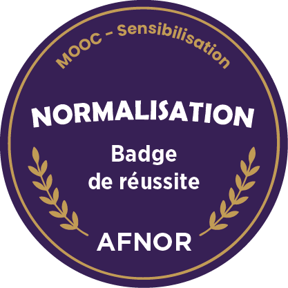 Sensibilisation à la normalisation réussie ! 