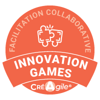 Badge Facilitation collaborative avec les Innovation Games 