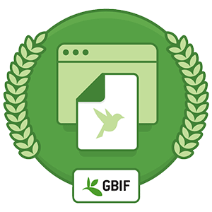 Biodiversity Data Mobilization, Advanced Badge
