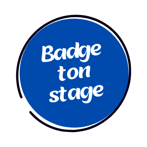 Badge ton stage