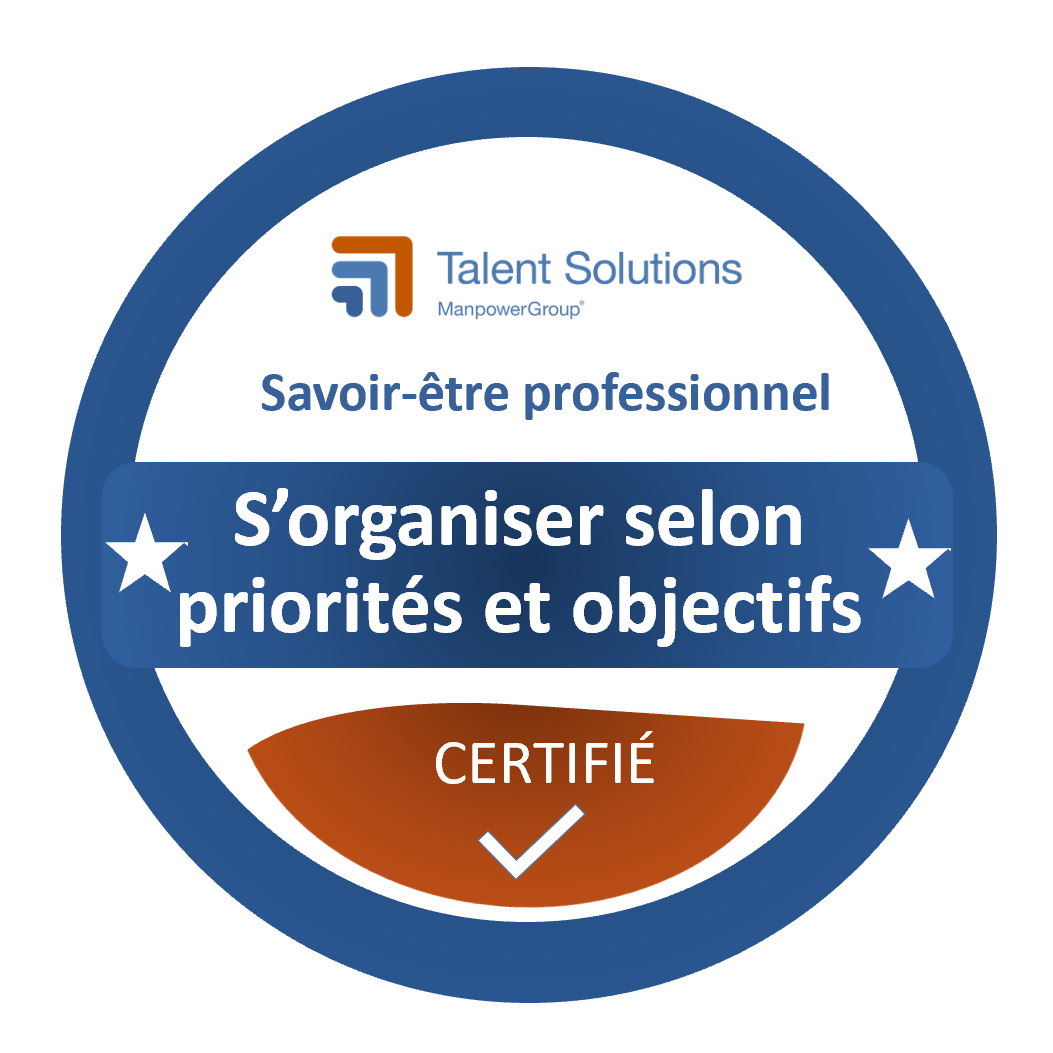 Organiser son travail selon les priorités et les objectifs