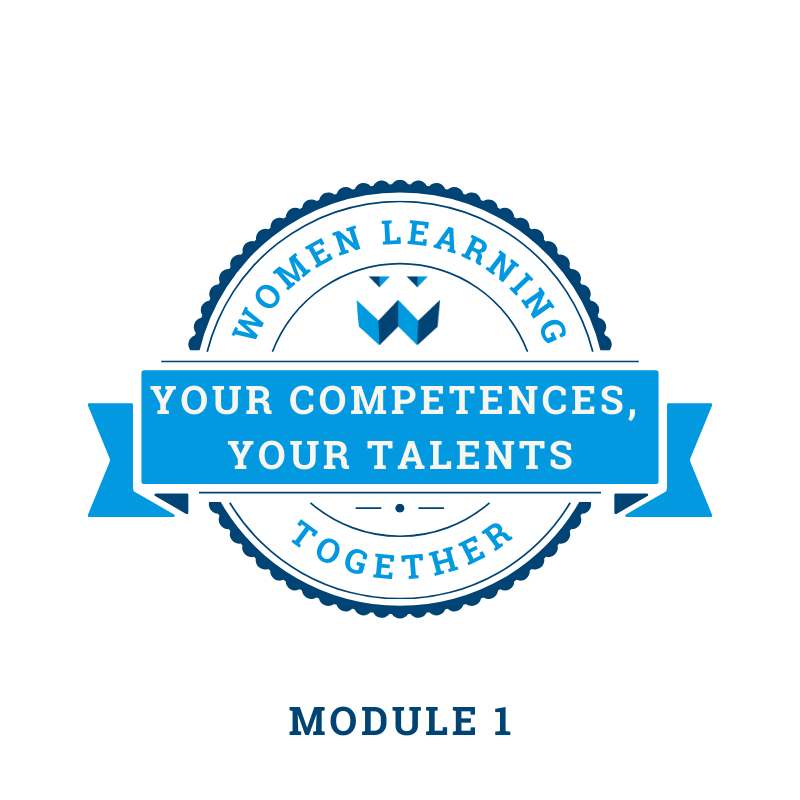Women learning together your competences your talents
