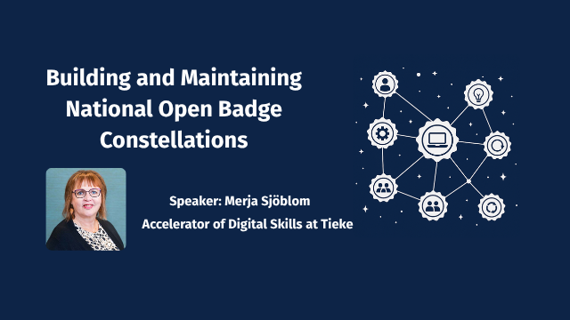 Webinar about Building and Maintaining National Open Badge Constellations